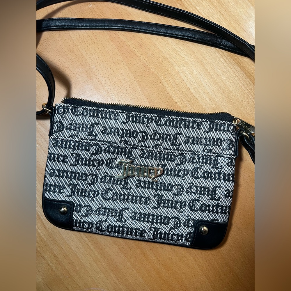 Juicy Couture Monochrome Logo Crossbody Bag